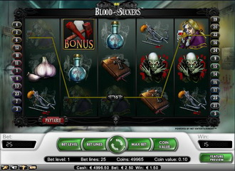 Jeux machine a sous Blood Suckers