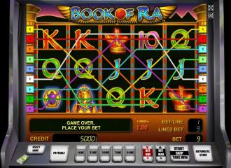 Jeux de machine a sous Book Of Ra