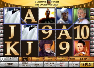 Casino machine a sous Gladiator