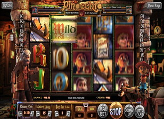 Casino machine a sous Pinocchio