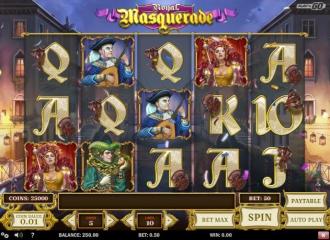 Machine a sous gratuite sans telechargement Royal Masquerade