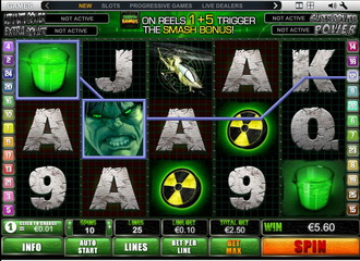 Jeux machine a sous The Incredible Hulk