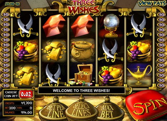 Jeux machine a sous Three Wishes