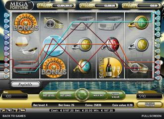 Machines a sous Mega Fortune