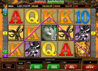 Machines a sous Mega Moolah