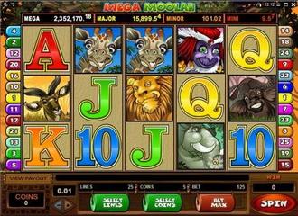 Machines a sous gratuites Mega Moolah