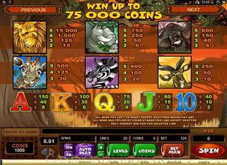 Machine a sous gratuite Mega Moolah