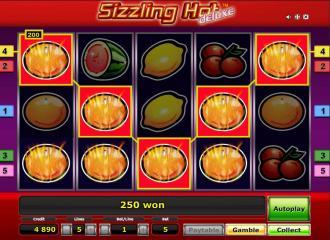 Machines a sous gratuites Sizzling Hot Deluxe