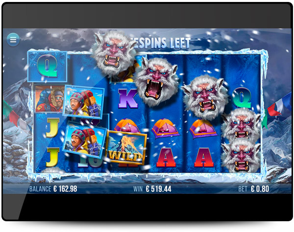 machine a sous 9k yeti 4ThePlayer Casinos
