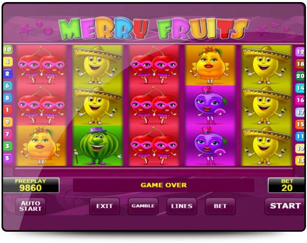 Merry Fruits islot Amatic gaming