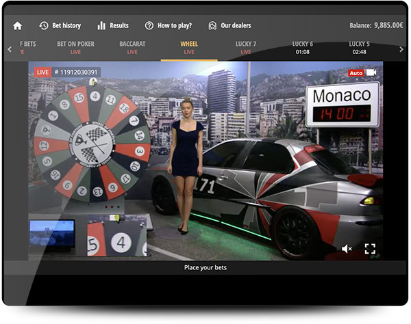 jeu de baccarat live Betgames casino