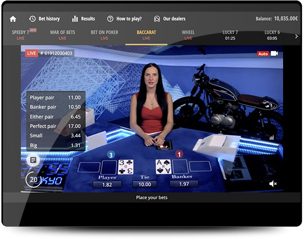 jeu casino live Betgames casino
