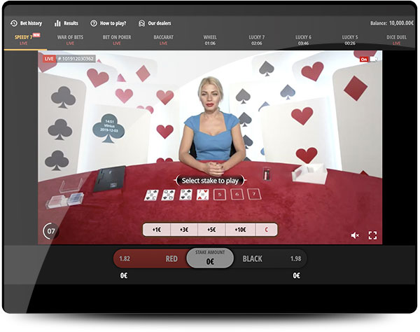 jeu casino live Betgames casino