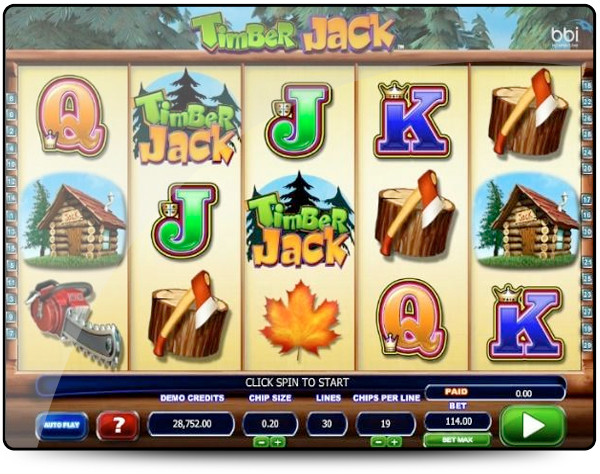 machine a sous timber jack Blueberi casino