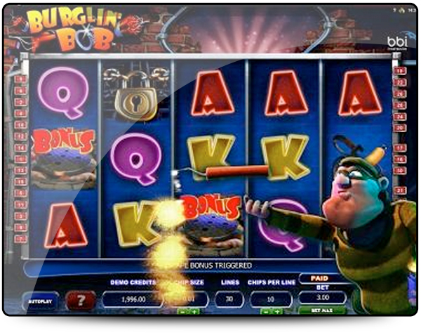 machine a sous burglin bob Blueberi casino
