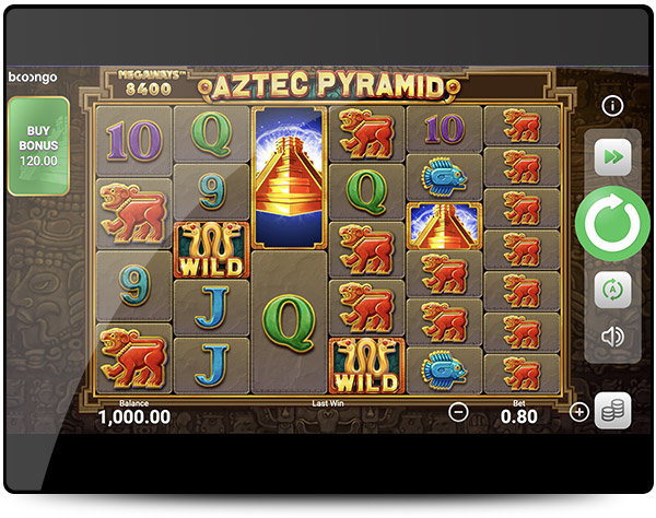 machine a sous aztec pyramid Booongo Gaming