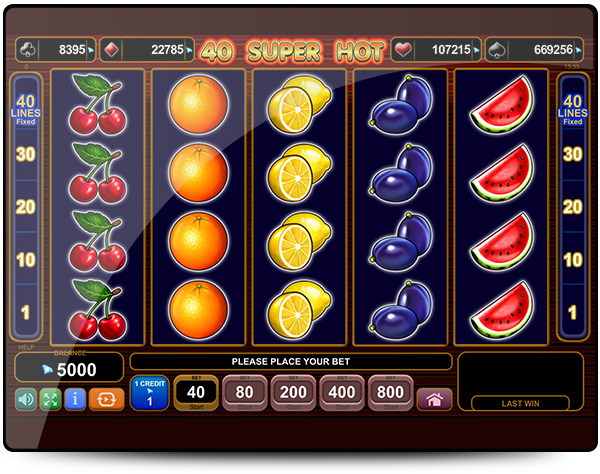 machine a sous 40 super hot egt