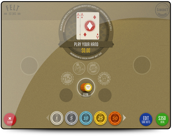 jeu de table poker Felt Gaming casino