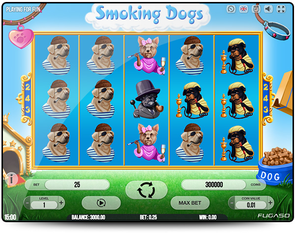 machine a sous smoking dogs Fugaso Gaming casino