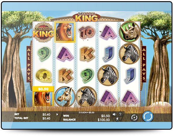 Savanna King machine à sous Genesis Gaming