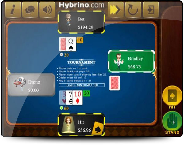 jeu de table blackjack Casinos Hybrino