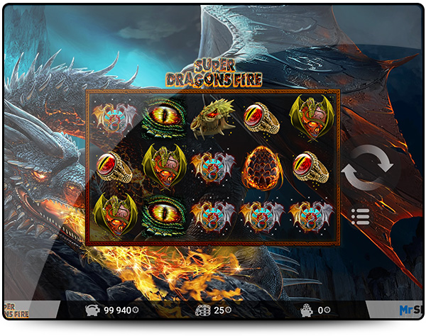 machine a sous super dragons fire MrSlotty