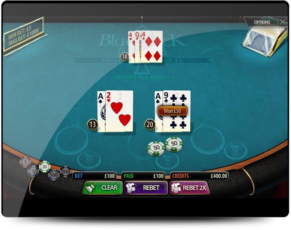 blackjack Casinos MultiSlot
