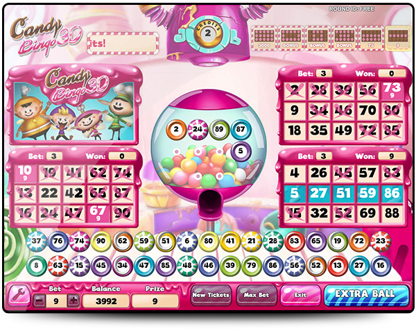 Candy bingo patagonia gaming game