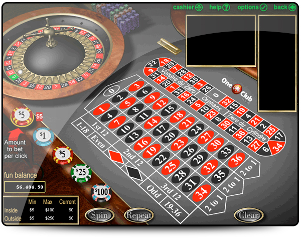 roulette Casinos RealTime Gaming (RTG)