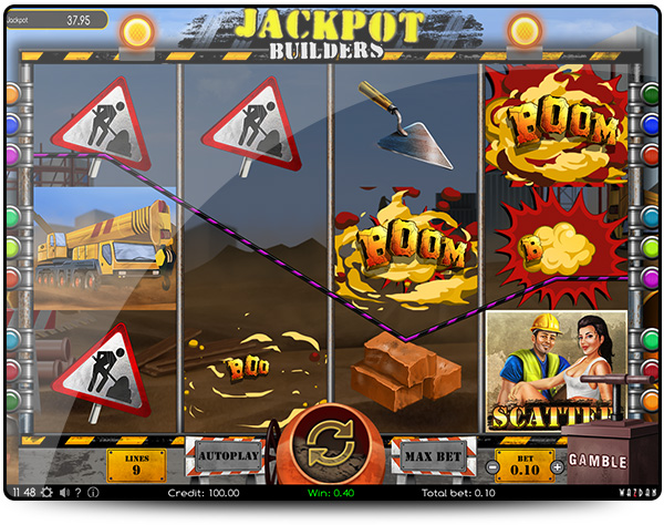 machine a sous jackpot builders Wazdan