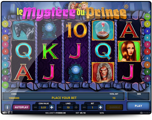 machine a sous le mystere du prince zeus play