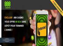 Pluie de CASH : 888 Casino vous accueille avec 88 $ de balance dès l’inscription