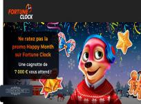 Une cagnotte de 7 000 C$ à la clé grâce au Happy Month de Fortune Clock