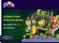 Fêtez la St Patrick sur le casino Madnix avec des promotions à gogo