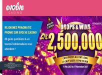 Rejoignez la Pragmatic Promo 2021 sur Evolve Casino